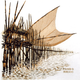 Image for article titled An ingenious Filipino artist creates mosaics with dead leaves and garlic peels